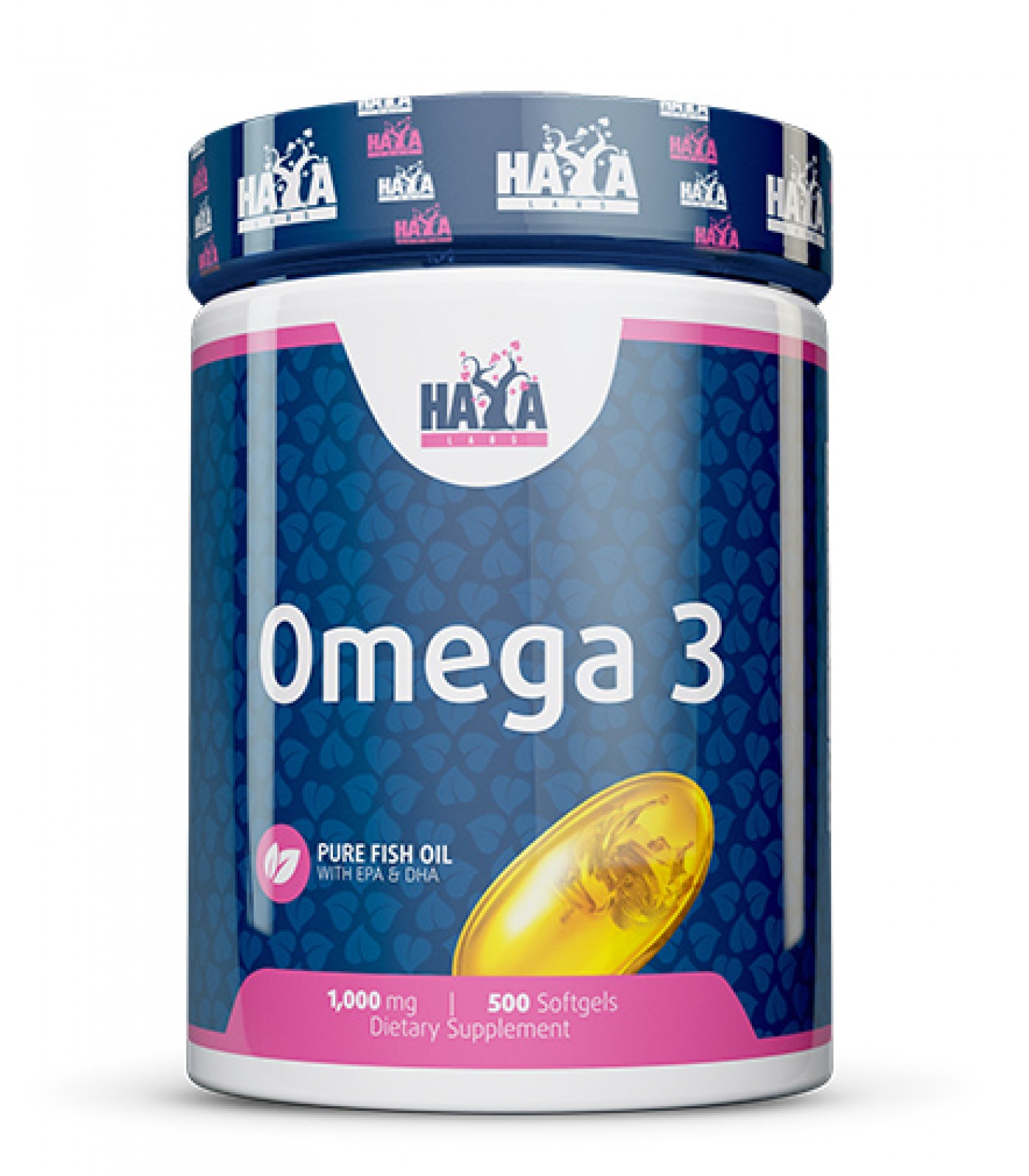 Haya Labs - Omega 3 1000mg. / 500 Softgels